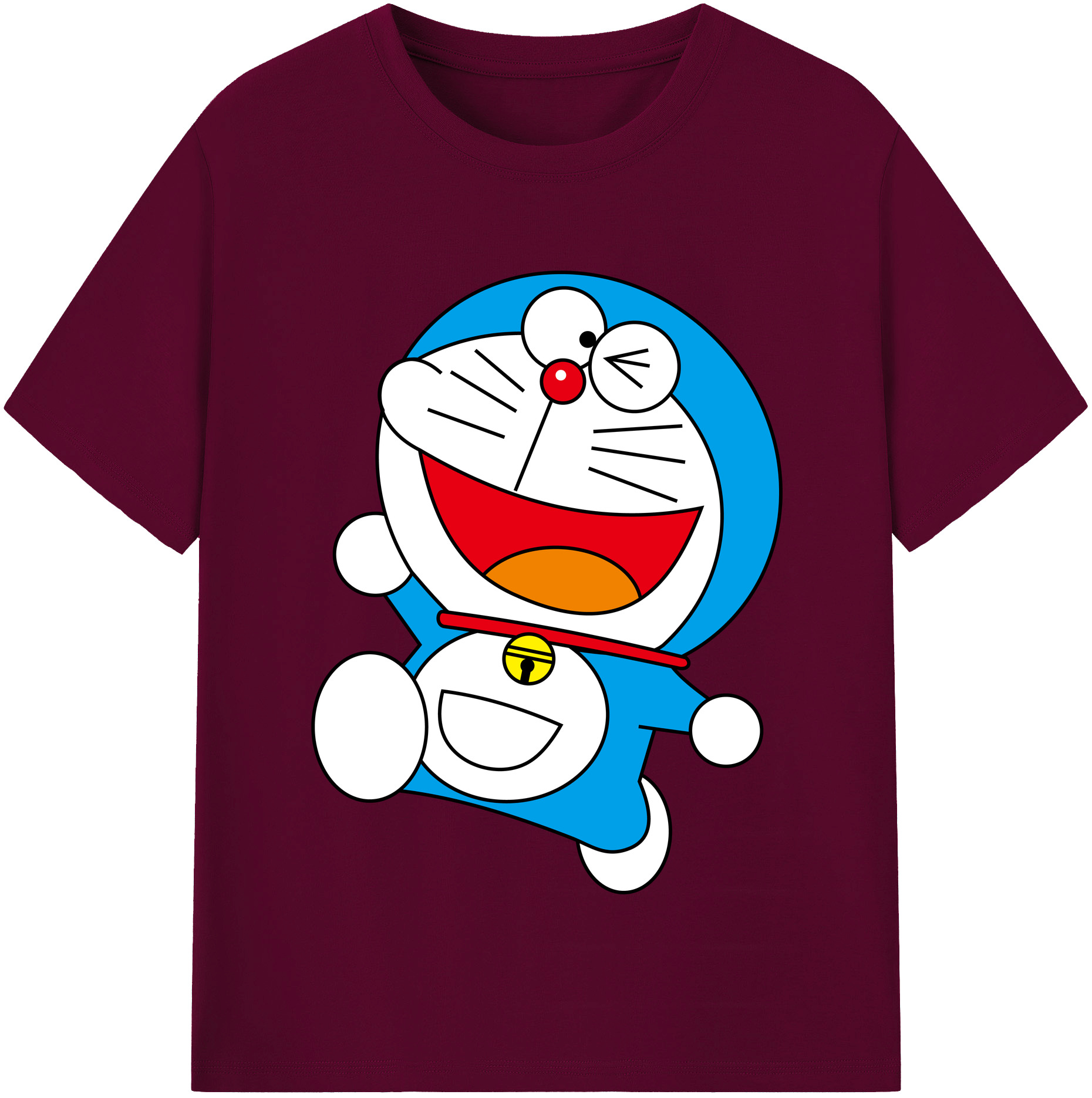 （画像用） ドラえもん Doraemon レディースカジュアルプリントTシャツ（綿100％）